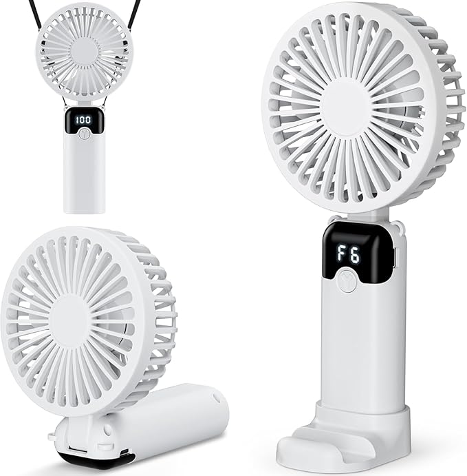 Ventilateur Portable LED à Affichage Digital