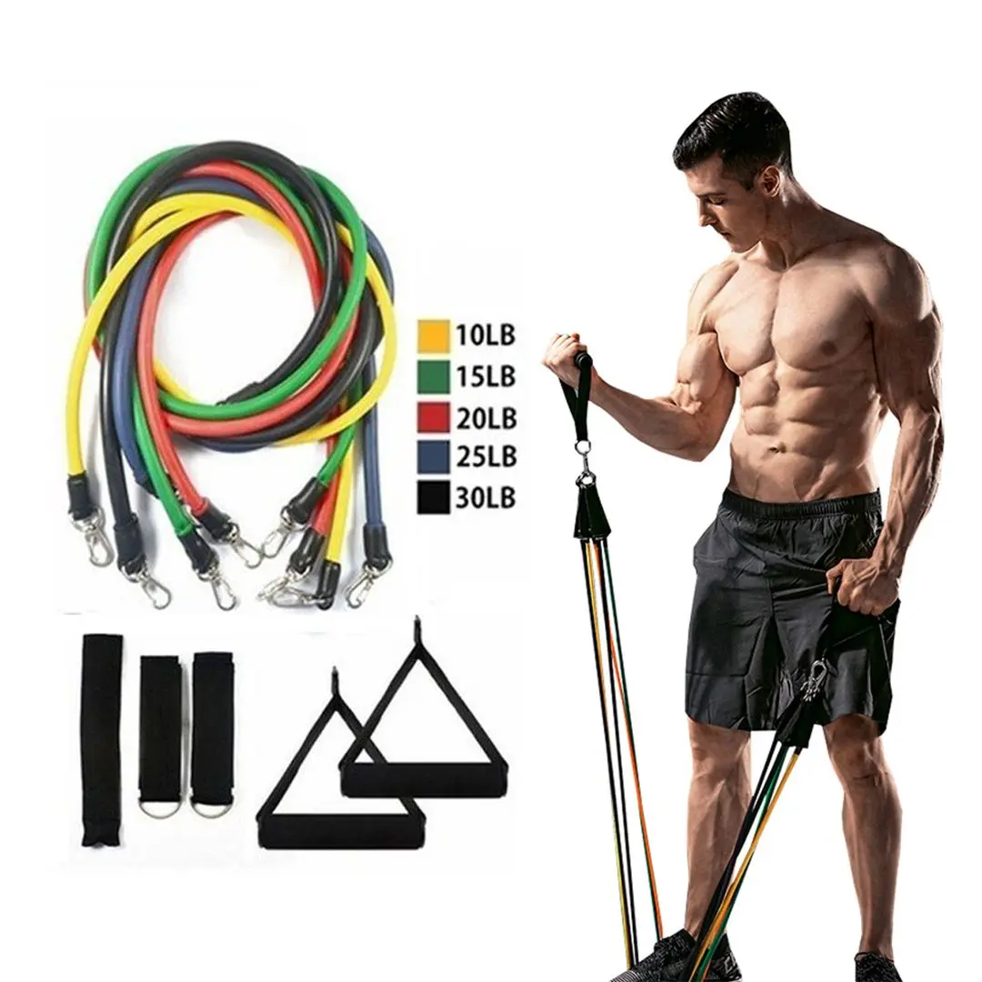 Bande de résistance multicolore en latex Gym Extreme JT-003
