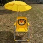 Chaise de Plage Pliante pour Enfant – Multicolore, 120 cm