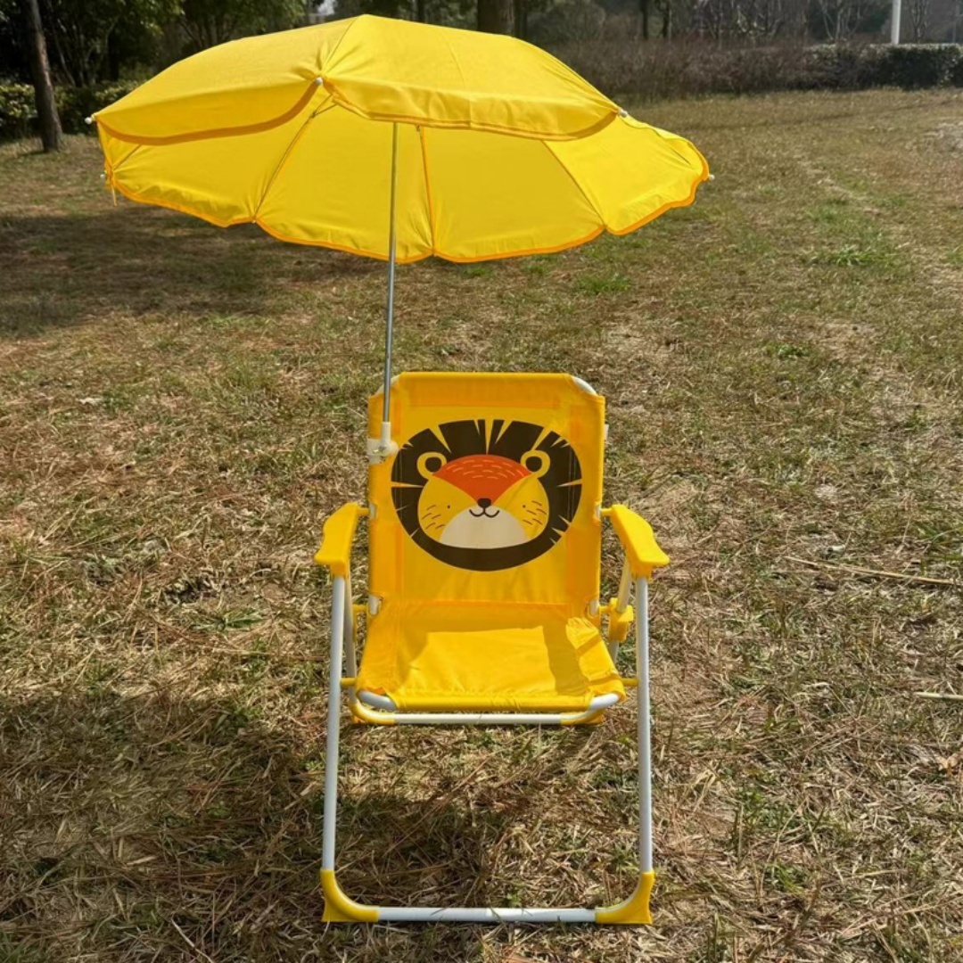 Chaise de Plage Pliante pour Enfant – Multicolore, 120 cm