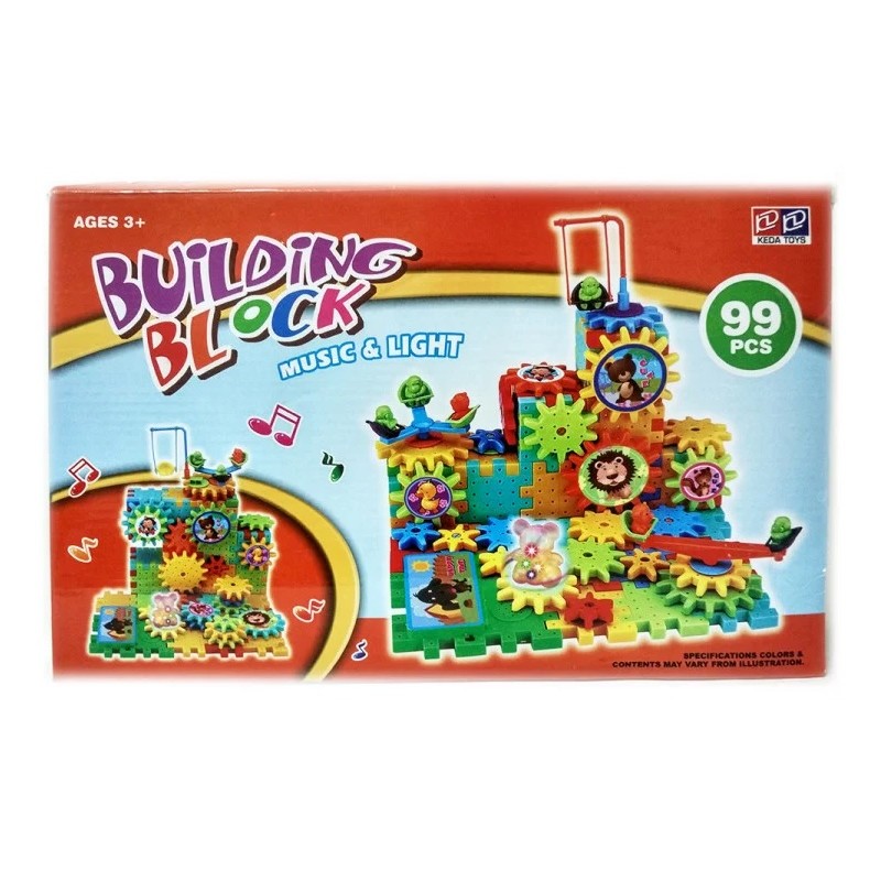 Kit Construction Engrenages Motorisés 99 pièces