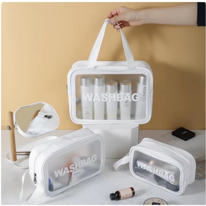 Set De 3 Trousses De Maquillage Et De Voyage