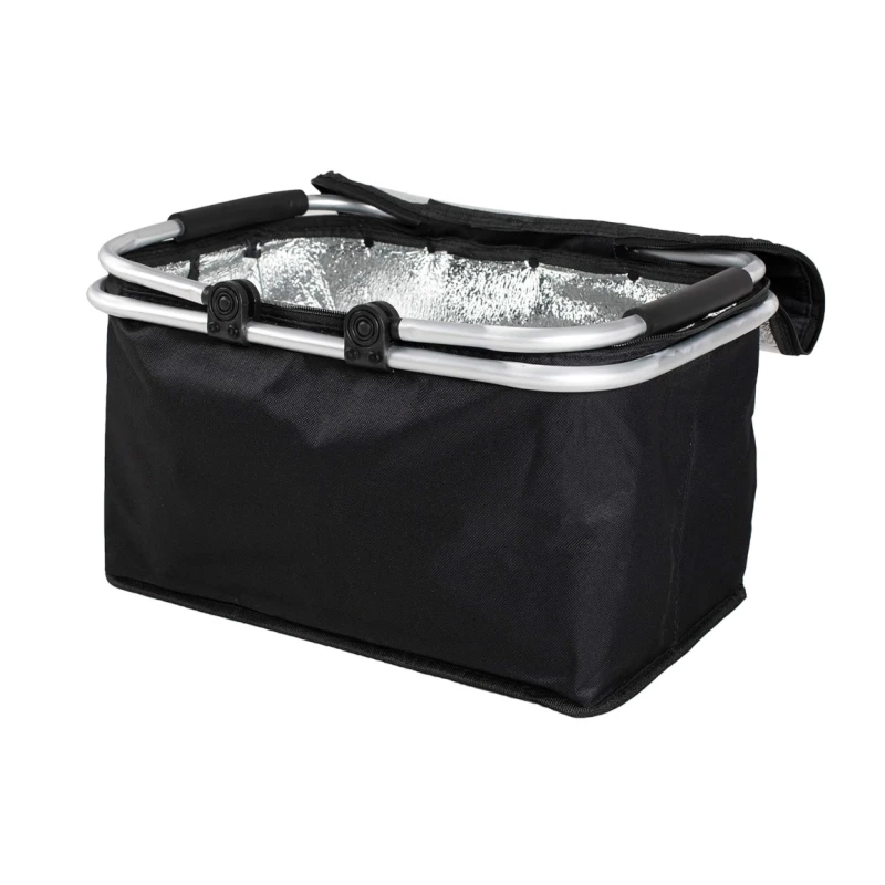 PANIER DE PIQUE-NIQUE ISOTHERME PLIABLE COULEUR UNIE